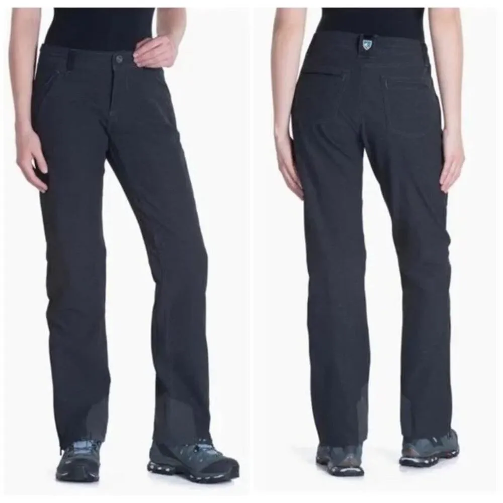 KUHL Klash Gotham Dark Gray Hiking Pants Water Resistant Women's Size 14 Short - Image 2