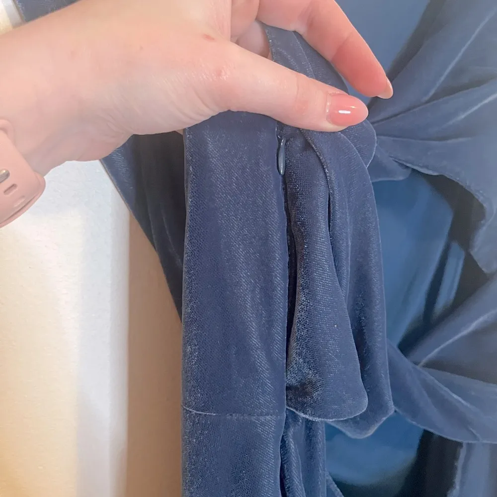 NWT Gal Meets Glam Christine Blue 
Velvet Dress Size 10 - Image 13