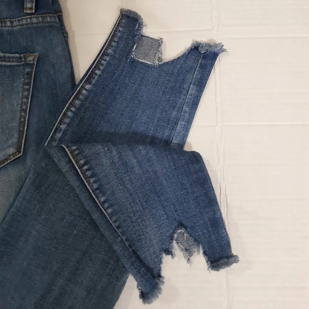 BNDI 5 Midrise 5 Button Fly Step Hem Skinny Jeans 27 Blue - Image 7