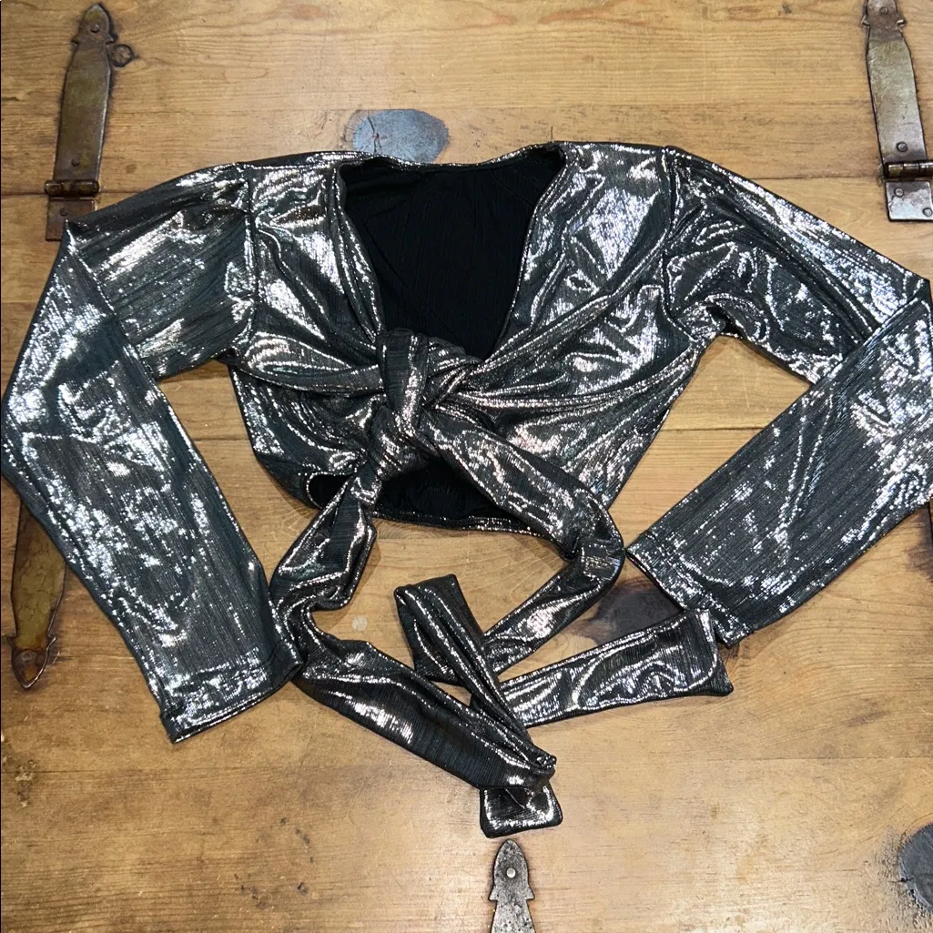 Dayanna Lezama Metallic Silver Two - Image 3