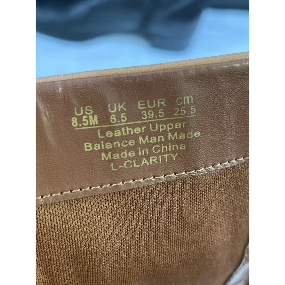 Franco Sarto Clarity Women's Black Knee High Leather Boots Size 8.5M SKU 6107 - Image 6