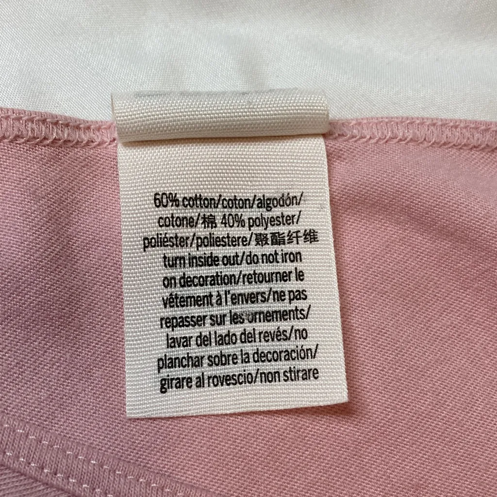 PINK Victoria's Secret Light Pink Camisole Size:L - Image 7