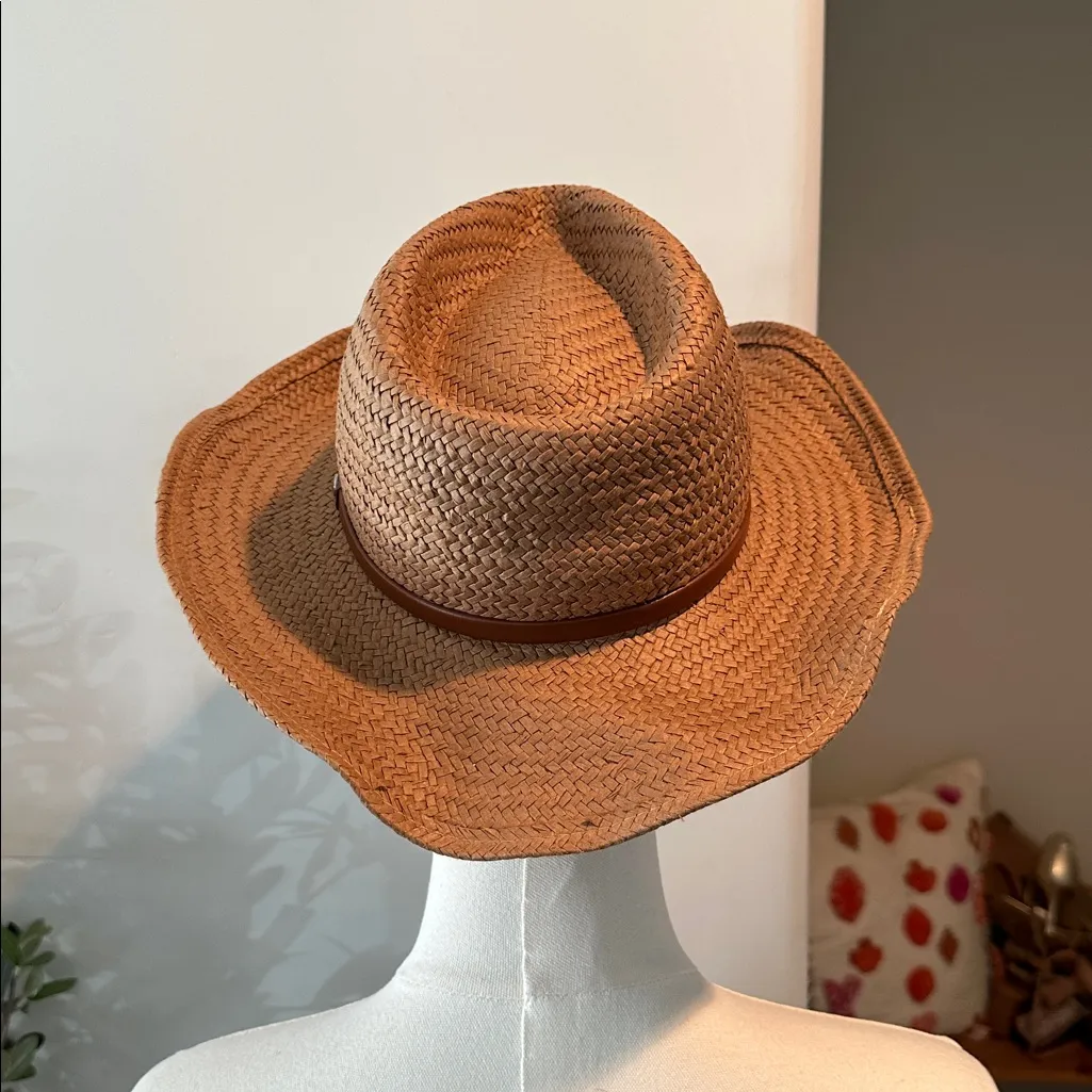 Rag & Bone Ohara Straw Cowboy Hat New! - Image 5