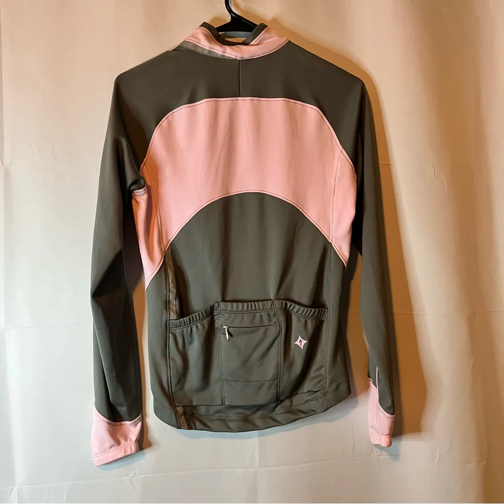 Specialized Women's Cycling Jacket in Pink and Gray - Image 3