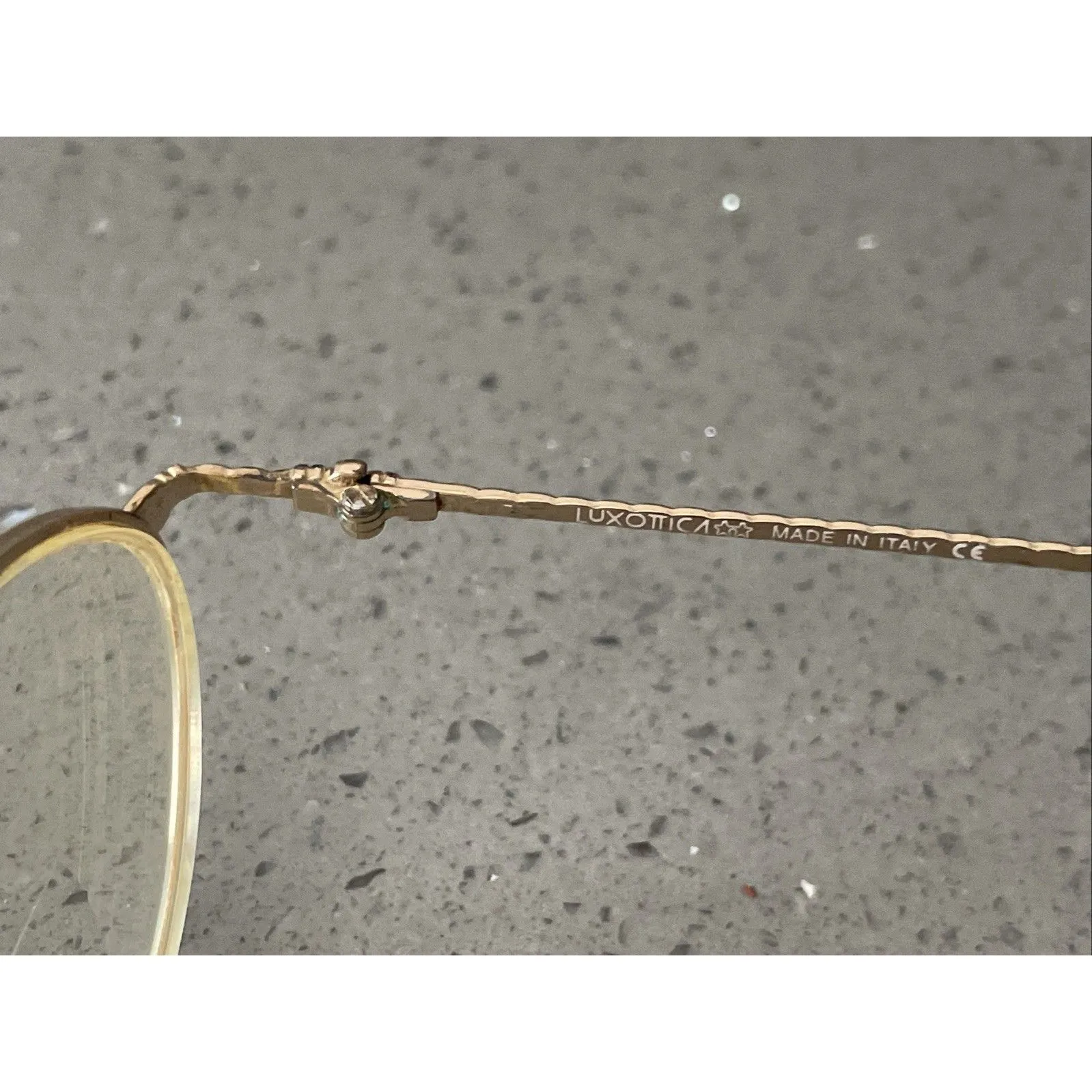 LUXOTTICA LU 2209 G505 GOLD MULTICOLOR EYEGLASSES GLASSES FRAMES ONLY 52 - Image 6