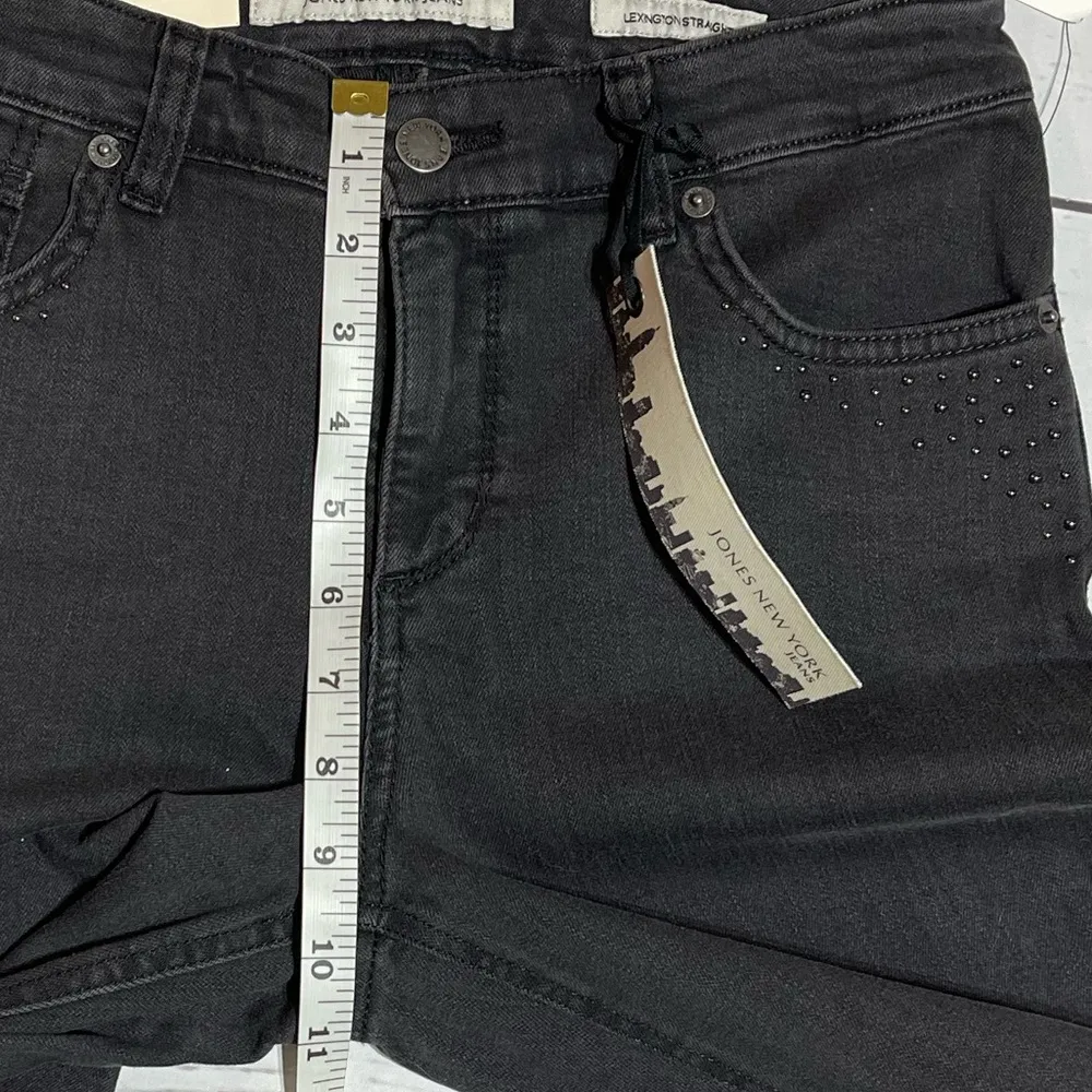 Jones New York Lexington Black Straight Leg Pants 8P - Image 13