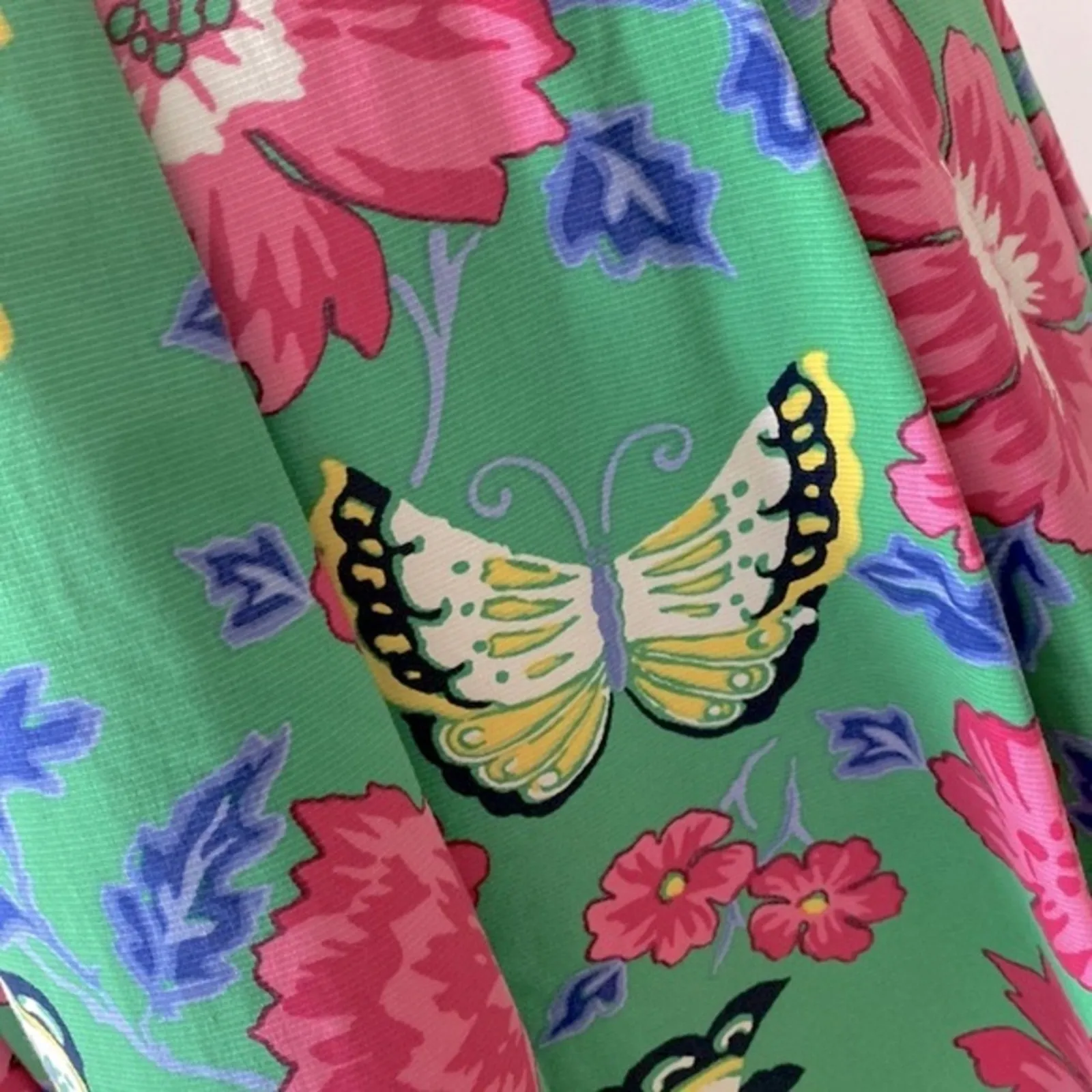 Talbots Dress 12 Retro One Shoulder Cocktail Dress Butterfly elegant occasion - Image 7