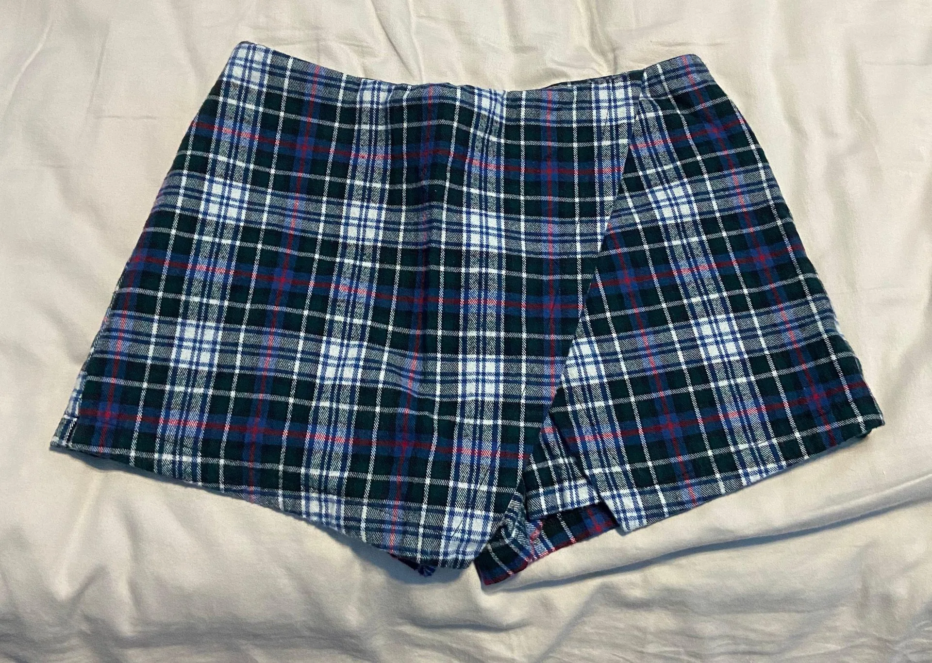 Plaid Envelope Skort - Image 5