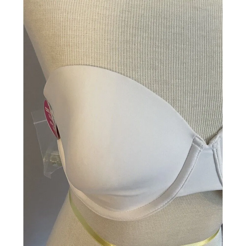 Maidenform Strapless Bra Women's 34D “One Fabulous Fit” White Straps Included - Image 12
