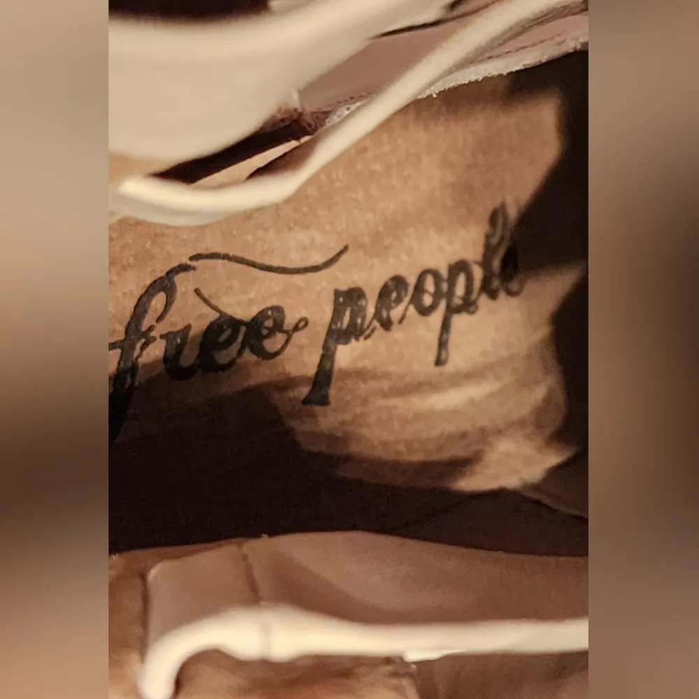 Free People Jesse Women's Cutout Boots In Ivory Size 8.5/39 - Image 12