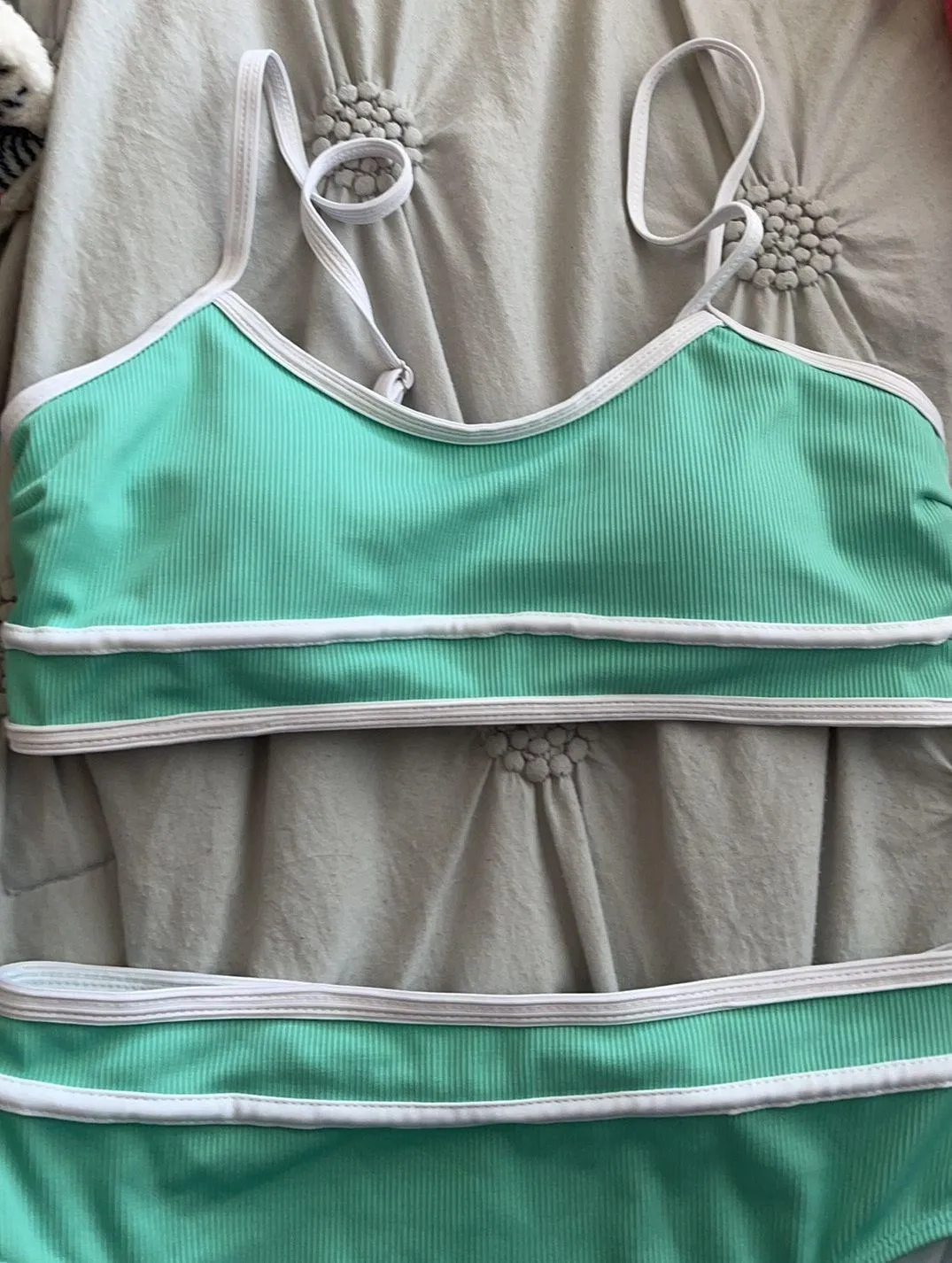 SheIn Light Mint Green Bikini Set - Image 4