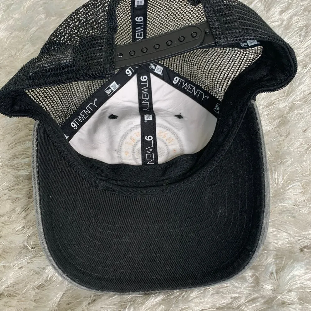 Mizzou University of Missouri Baseball Cap Hat Mesh Snap Back New Era Gray - Image 5