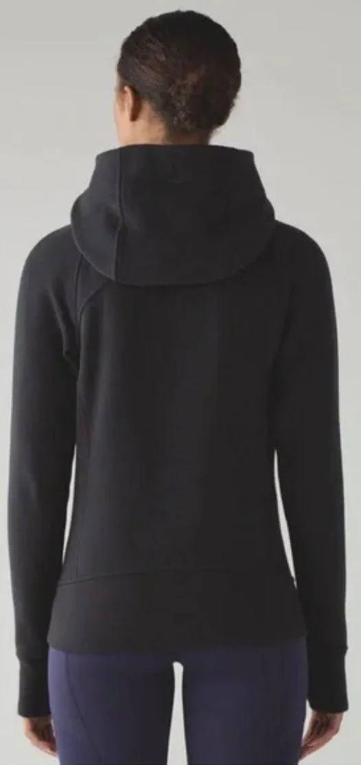 Lululemon Scuba Hoodie Light Cotton Fleece in Black Size 4 - Image 2