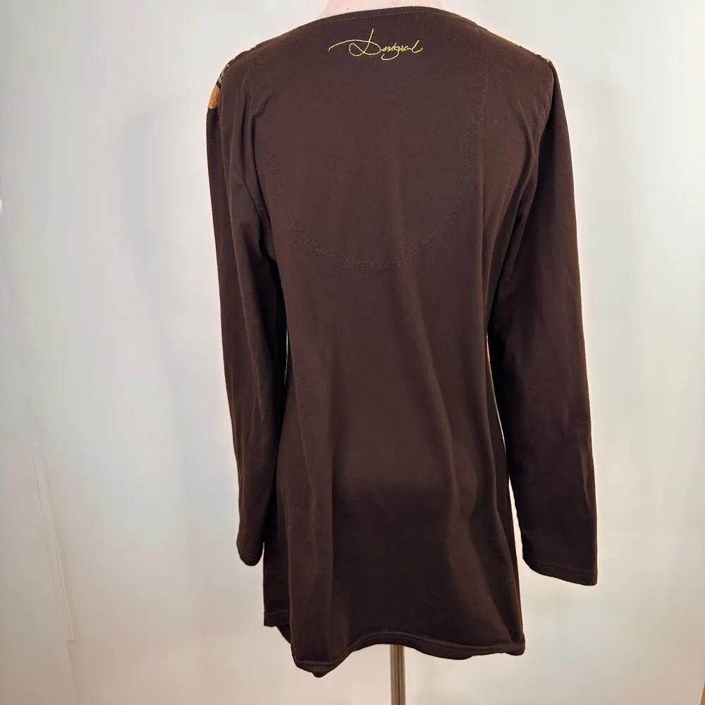 Desigual Long Sleeve Design Tunic Dress - Image 6