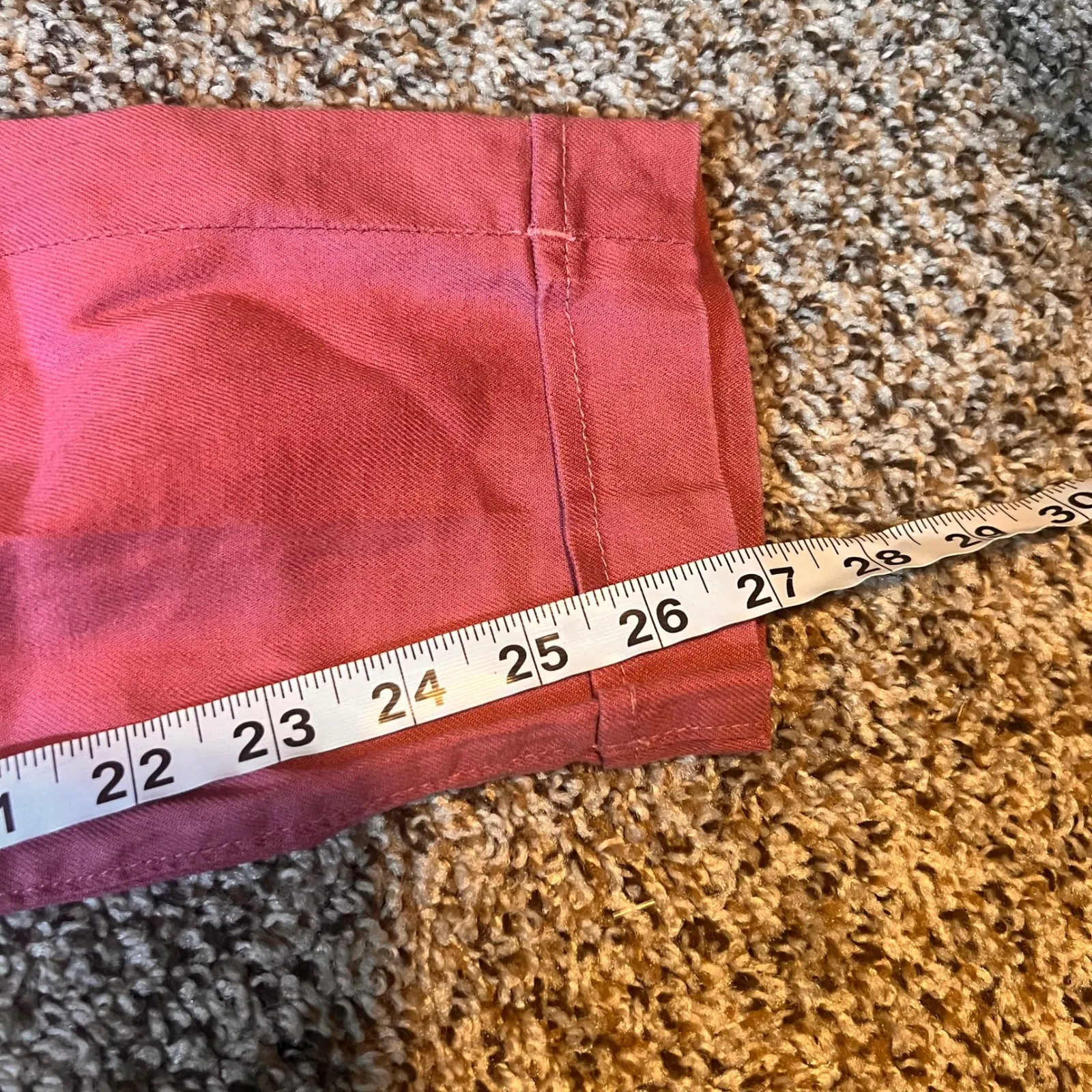 ONE 5 ONE Chino Colette Pants Size 3/26 Rosewood Pink Cropped Ankle New - Image 5