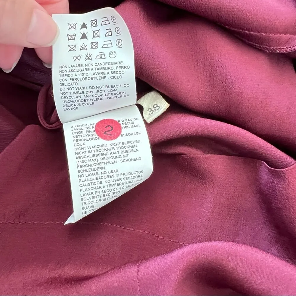 Marni Sleeveless Ruffle Front Blouse Red Size undefined - Image 8