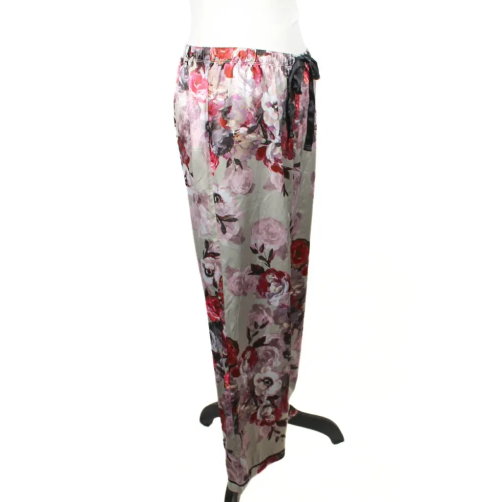 Vintage Y2K Gilligan & O’Malley Floral Silky Pajama Set Womens Med Purple - Image 9