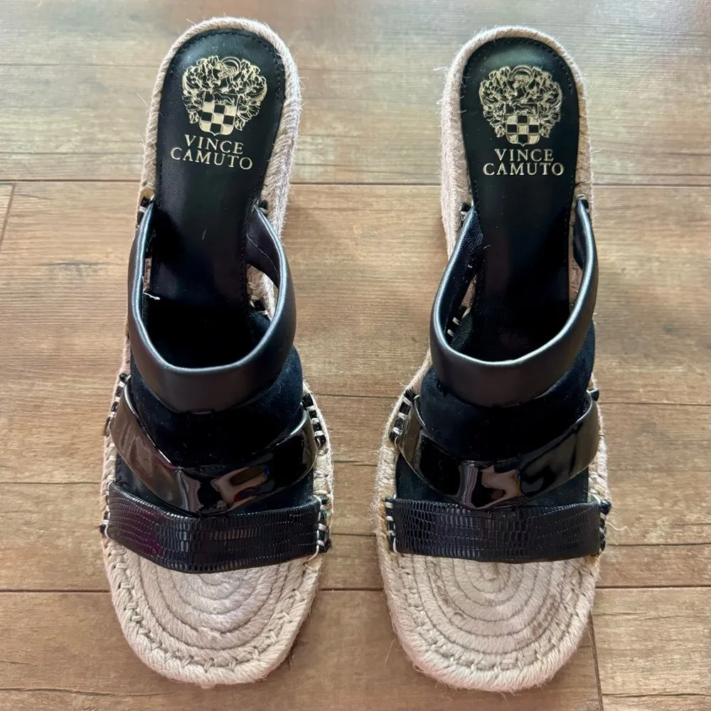 Vince Camuto NWOB Molisana Espadrille Wedge Sandal Size 10 - Image 3