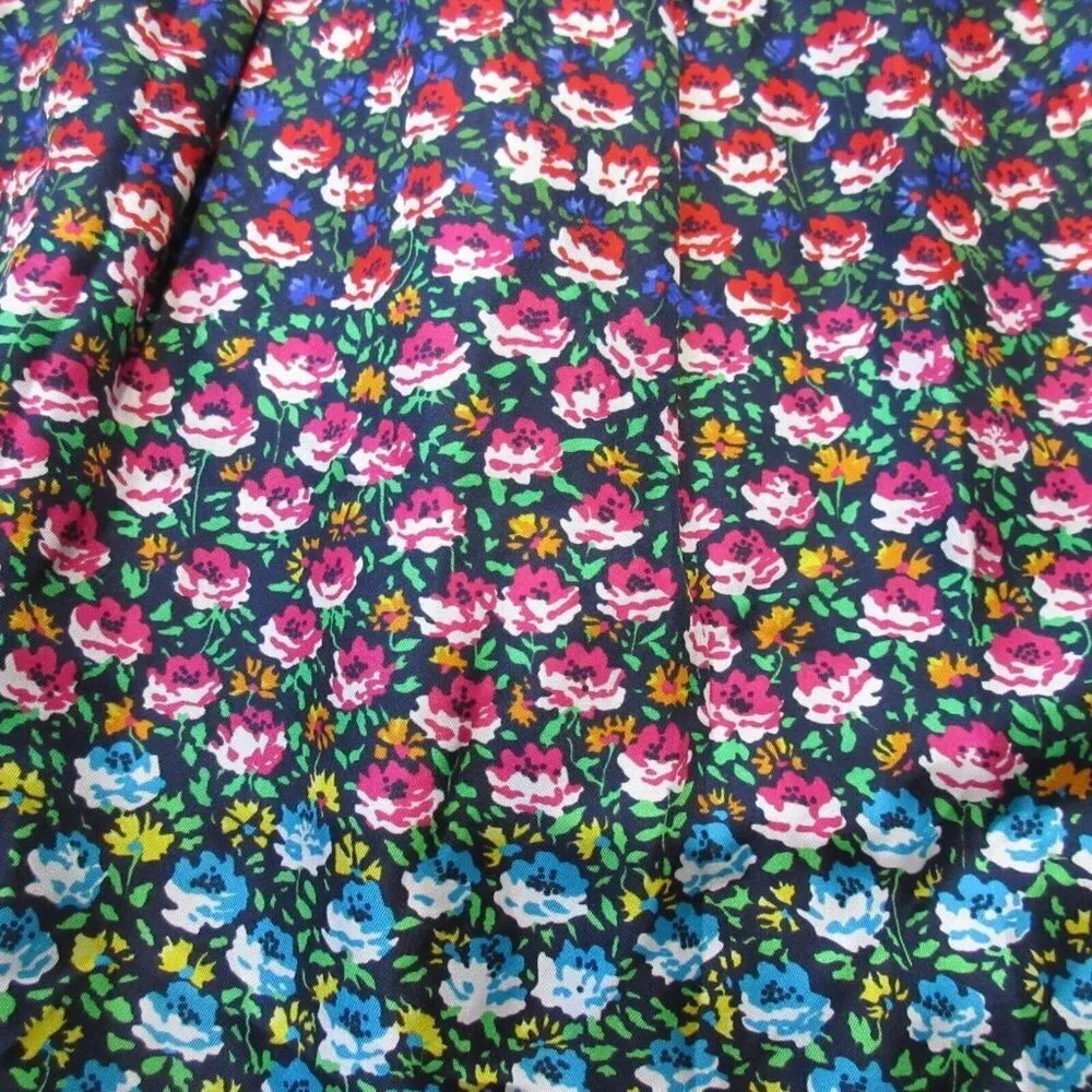 NWT J.Crew Collection Paper-bag Waist Skirt in Ratti Midnight Floral Silk S - Image 2