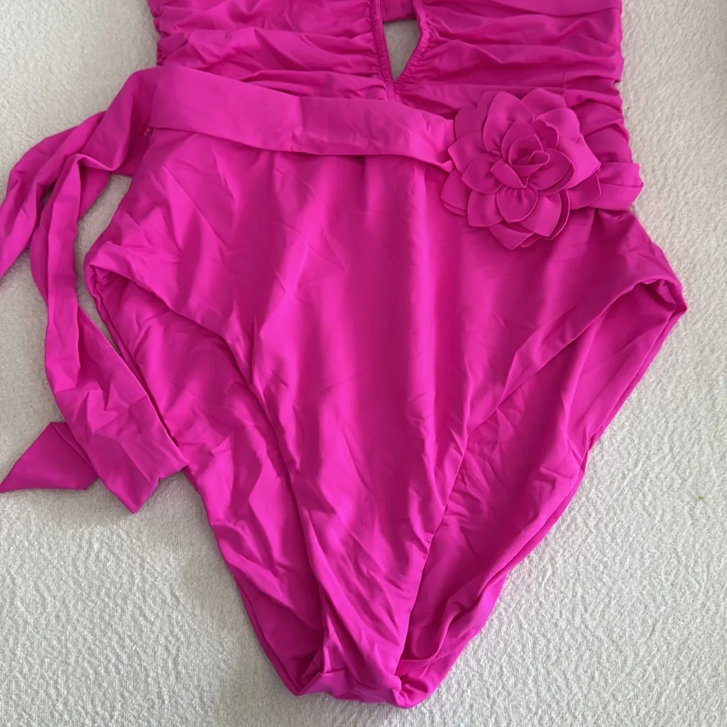 BECCA BY REBECCA VIRTUE Magnolia One Piece Swimsuit, Size Large, $148 - Image 7