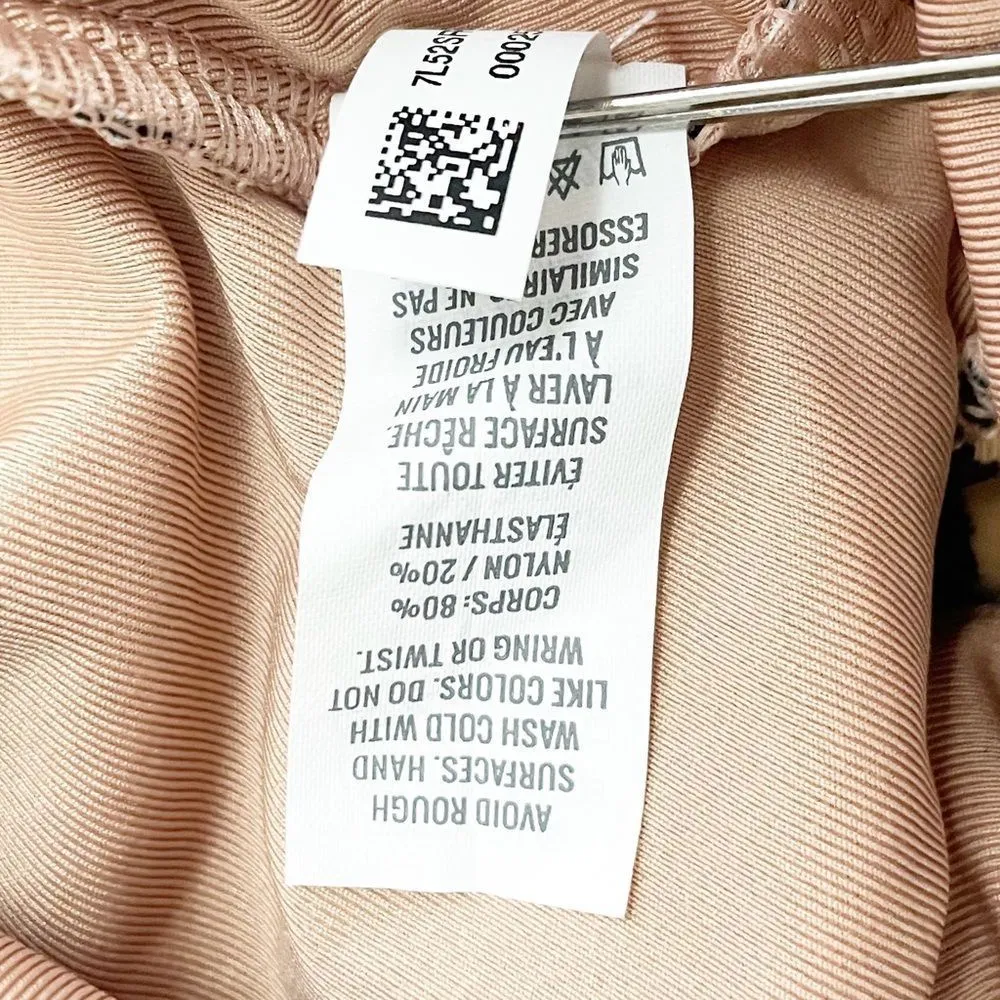 NWT Aerie Leopard Print Wrap Top One Piece CutOut Swimsuit Mocha Size Small Long - Image 14