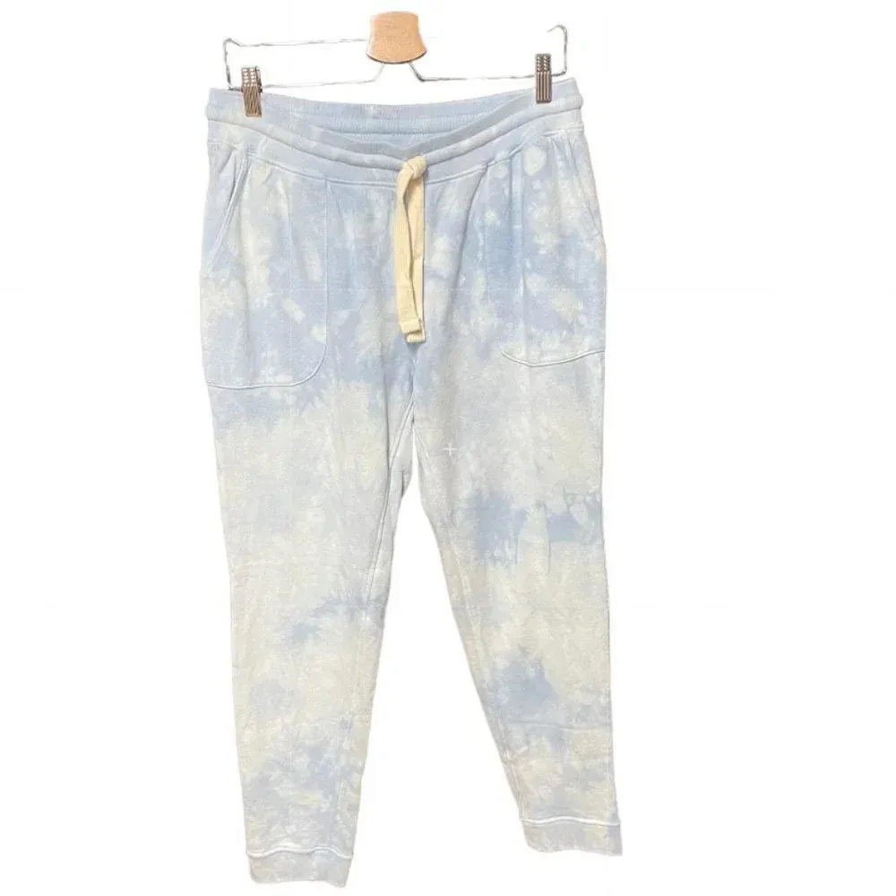 Faherty Bells‎ Tie Dye Jogger Sweatpants Blue Size Large - Image 3