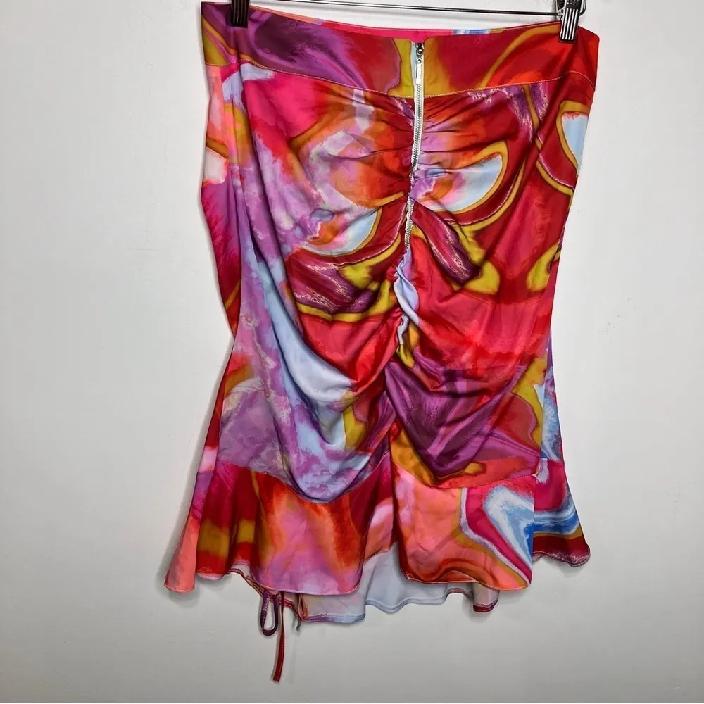 Koy & Victoria‎ 3 piece set bright multicolored swirling pattern size XXL Red - Image 11