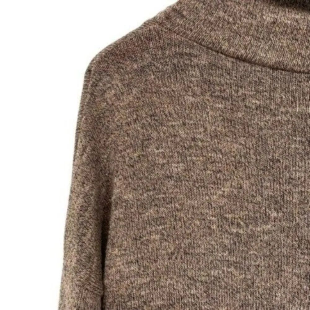 Wonderland By Orange Women’s Oatmeal Cowl Neck Sweater - Image 10