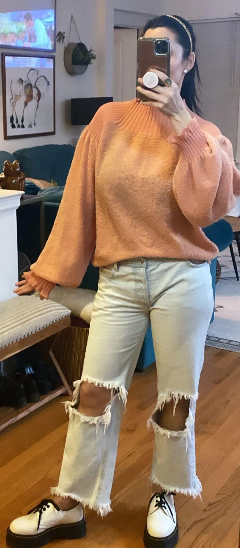 Puff Sleeve Sweater - Image 2