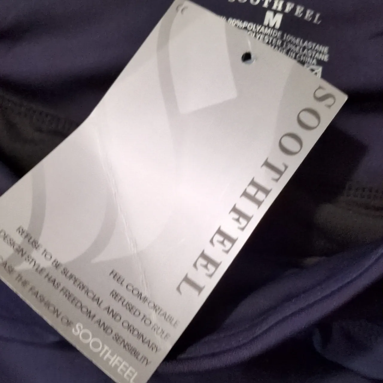 Soothfeel Navy Blue And Black Shorts With Liner Size Medium - Image 5