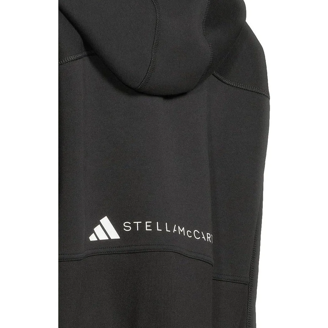 Adidas by Stella‎ McCartney Cropped Hoodie Size Large Black - Image 3