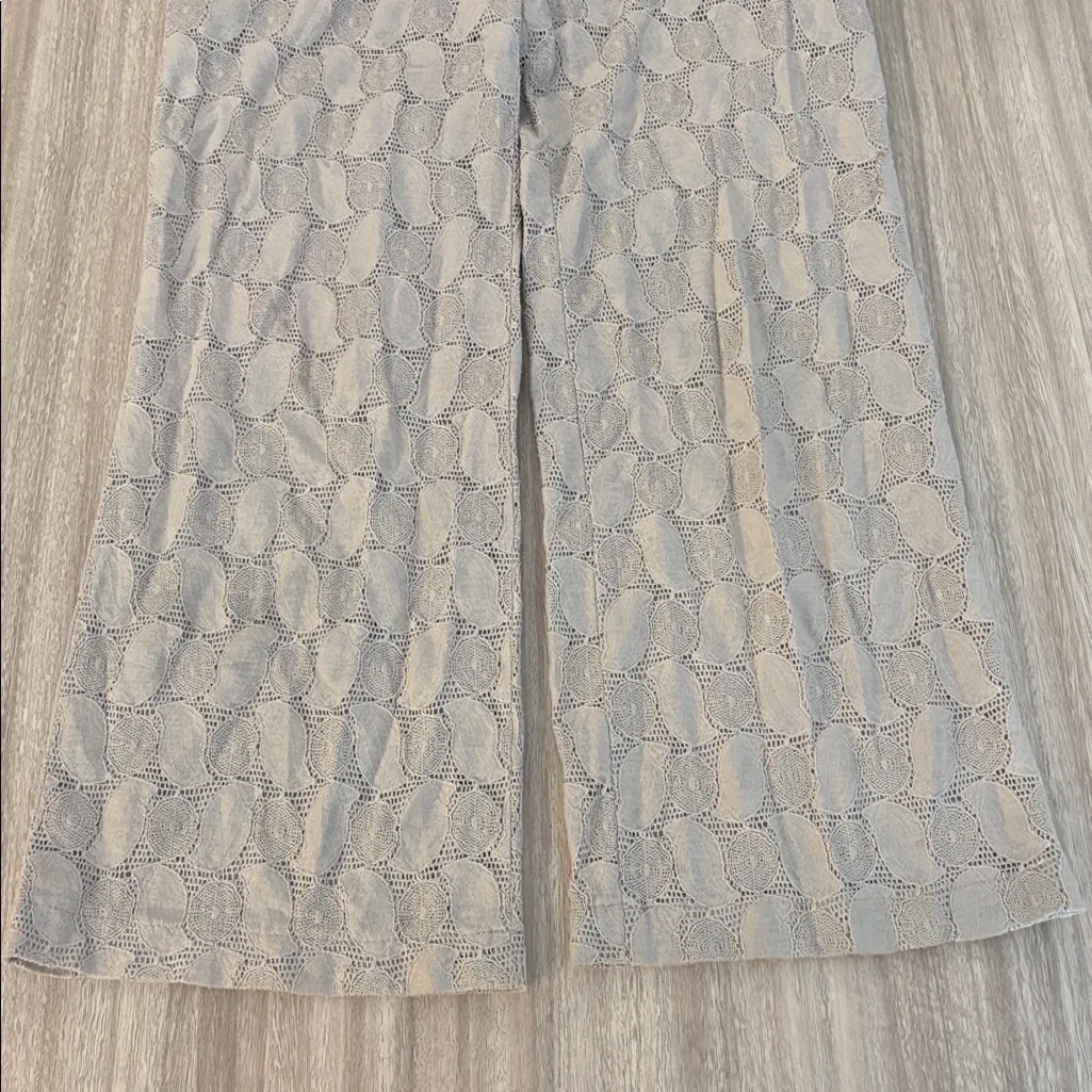 Free People Lace Cutout Sleeveless Jumpsuit VNeck Size 6 - Image 8