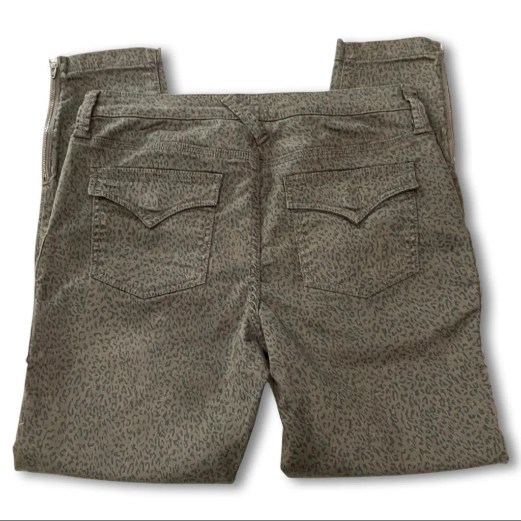 NWT Joie Park Cropped Leopard Print Twill Skinny Jeans    Size 30 - Image 13