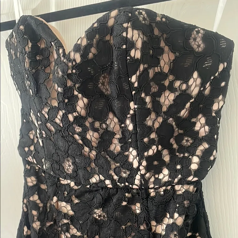 NBD x NAVEN Gotta Feeling Dress in Black Lace XS Little Black Dress - Image 5