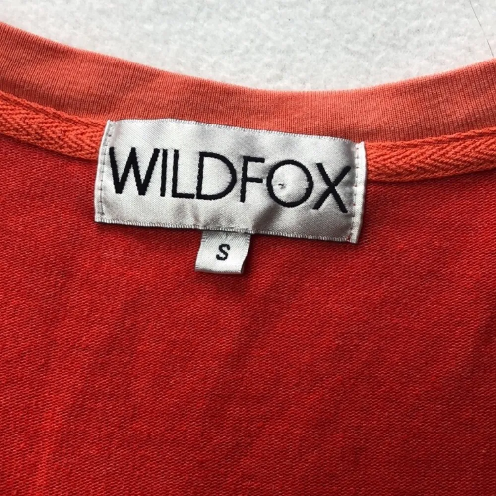 Wildfox Gold Sparkle Heart Sweatshirt Orange - Image 4