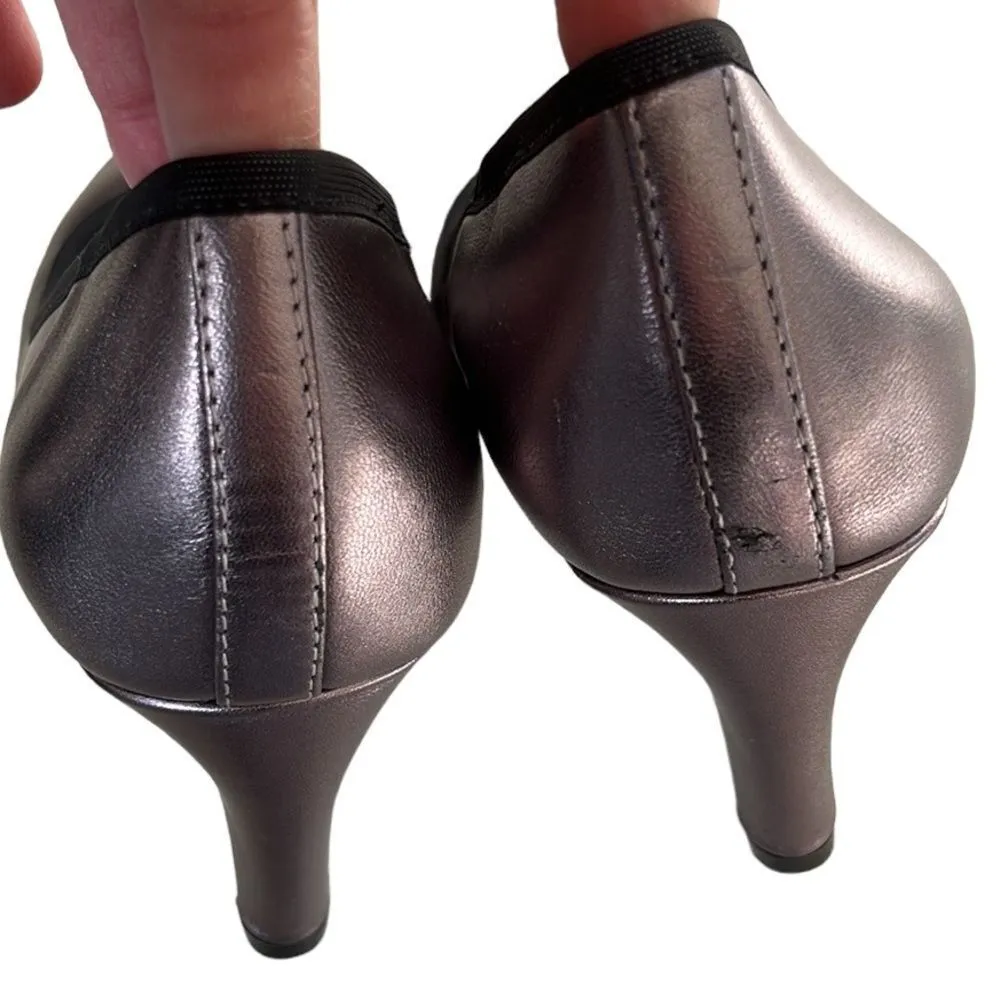 Like New LOGO Lori Goldstein Leather Heels - Image 6