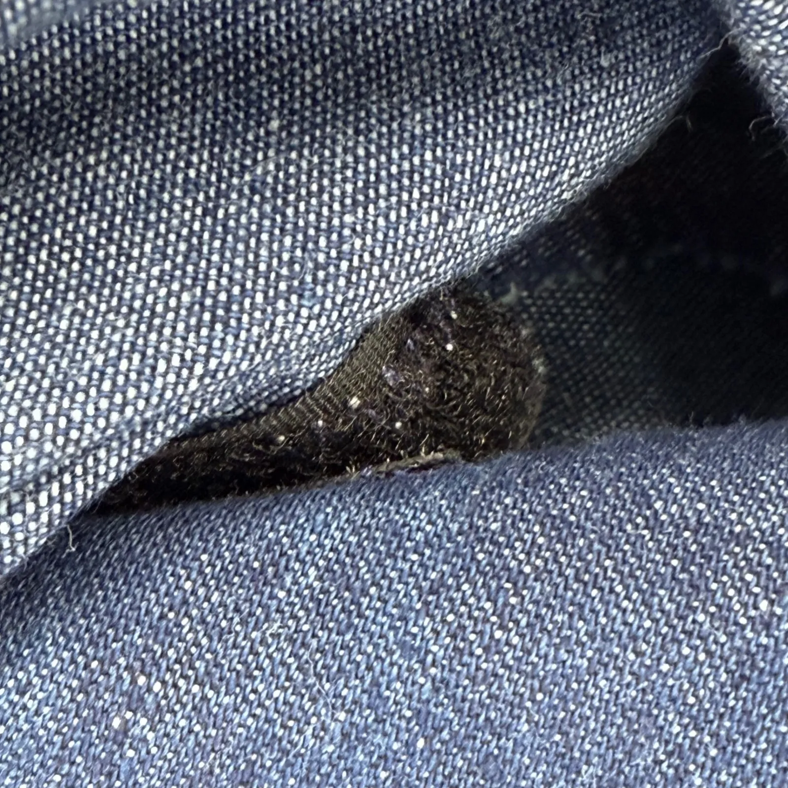 Vintage Gene Ewing BIS Denim Jacket Tie Dye Eyelet Made‎ In USA Womens Blue - Image 11