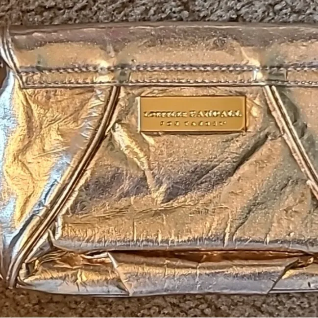 Loeffler Randall for Target - Rose feature  Gold Metallic Clutch - Image 4