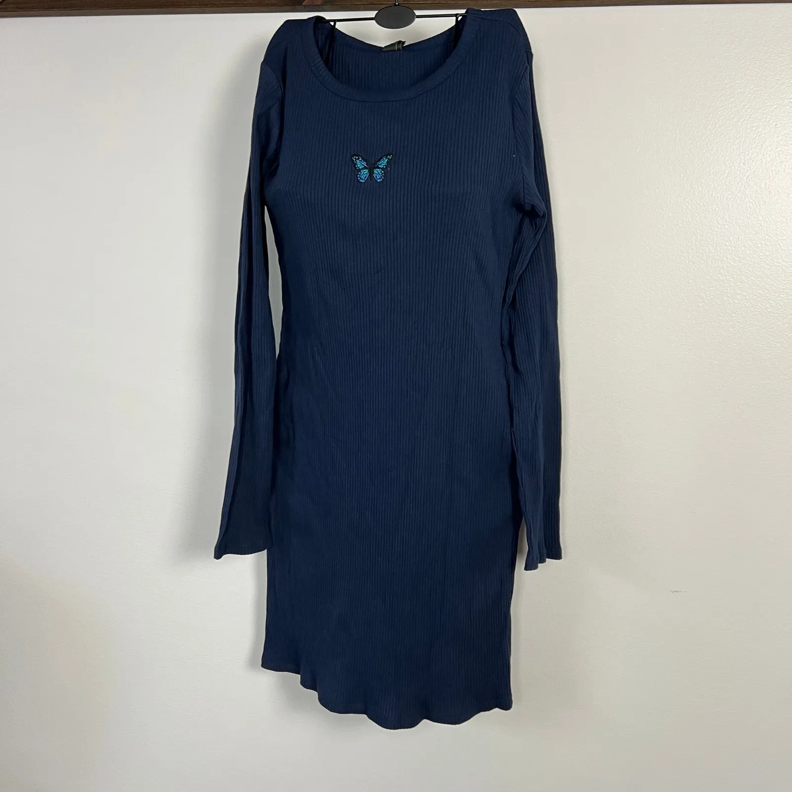 Wild Fable Women's Navy Long Sleeve Bodycon Dress - Size XS - NWT - Image 10