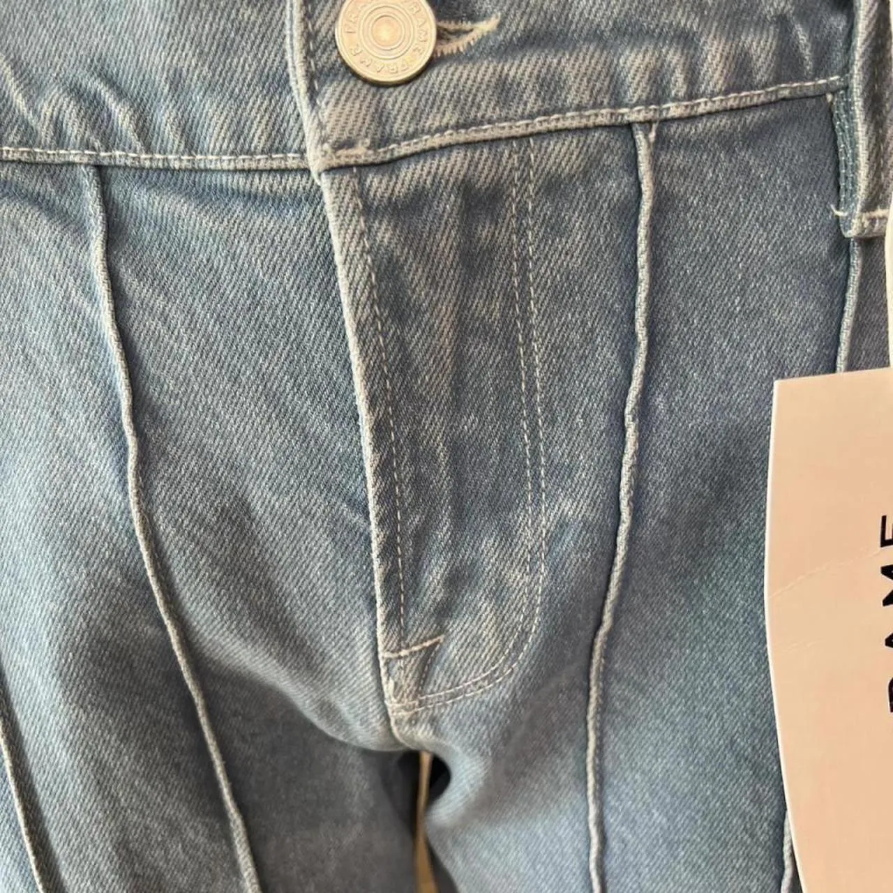 Frame Low Rise Flare Jeans - Image 5