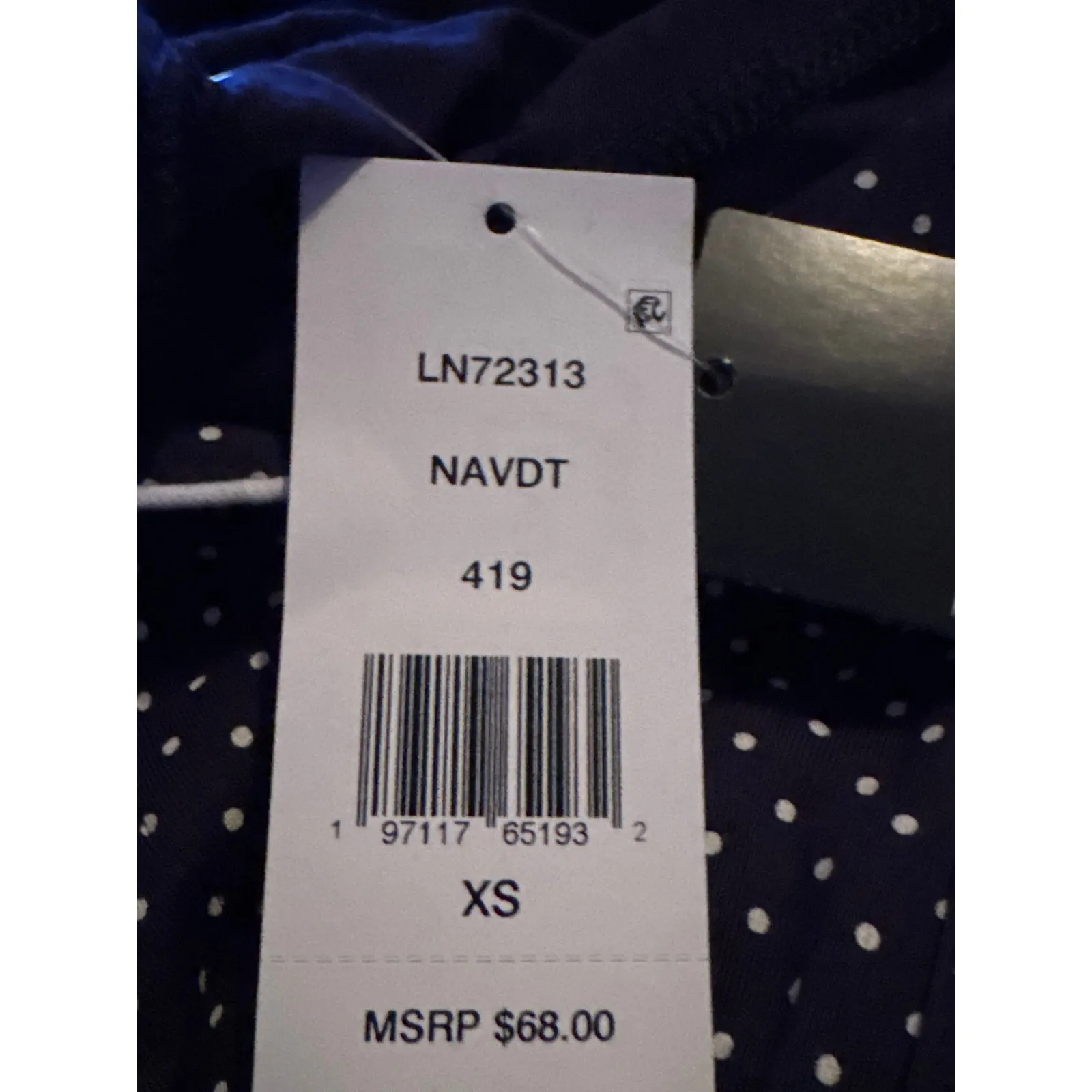 Brand New Lauren Ralph Lauren Women's Size XS Navy Blue 2 Piece Lounge Set - Image 6