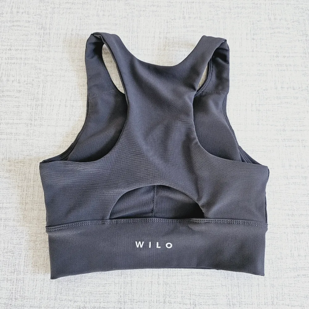 🆕️Wilo Active Workout Top and Bike Short Set in Gray SZ XS/S - Image 3