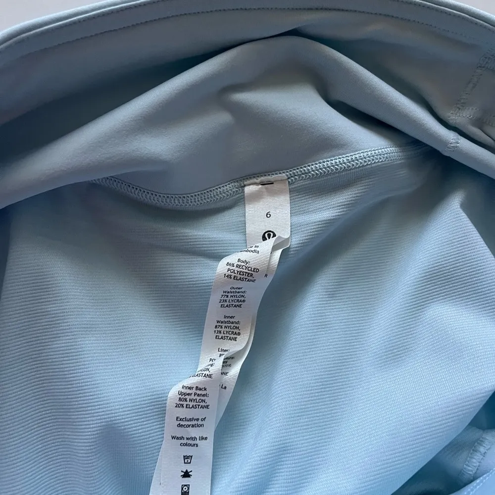 lululemon athletica Speed Up High-Rise Lined Shorts Powder Blue-Size 6 - Image 7