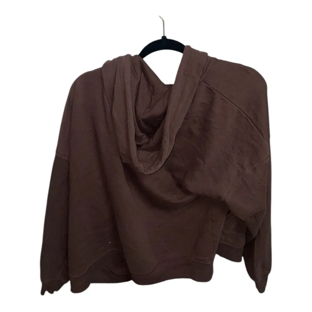 Aeropostale Brown Zip-Up Hoodie - Image 2