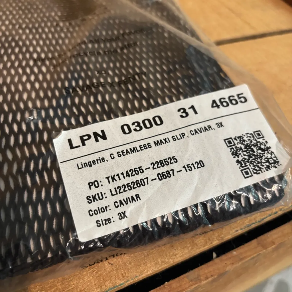 Savage X Fenty Renaissance Rose Fishnet One Shoulder Maxi Slip Dress Sz 3X Black - Image 5