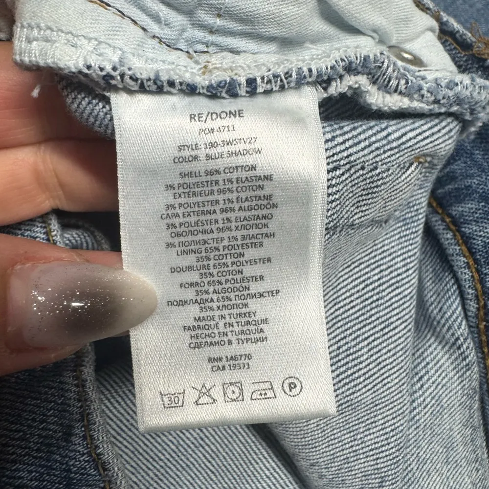 Re/Done 70’s Stovepipe Denim size 26 - Image 7