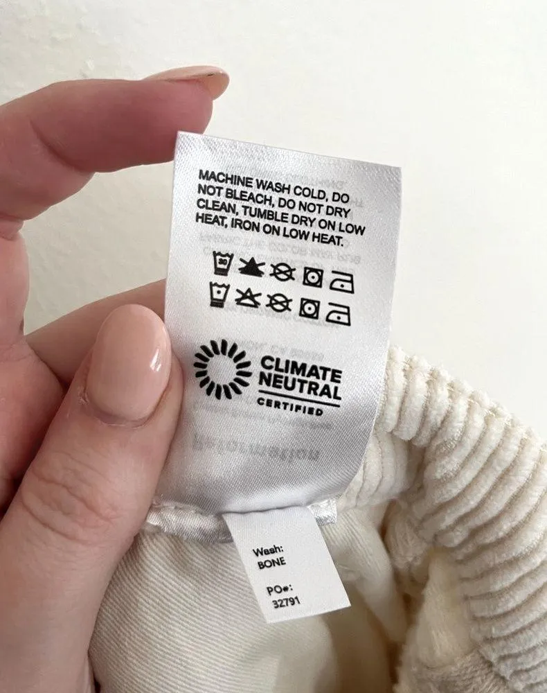 Reformation Cynthia Button Fly High Rise Straight Corduroy Pant - Image 11