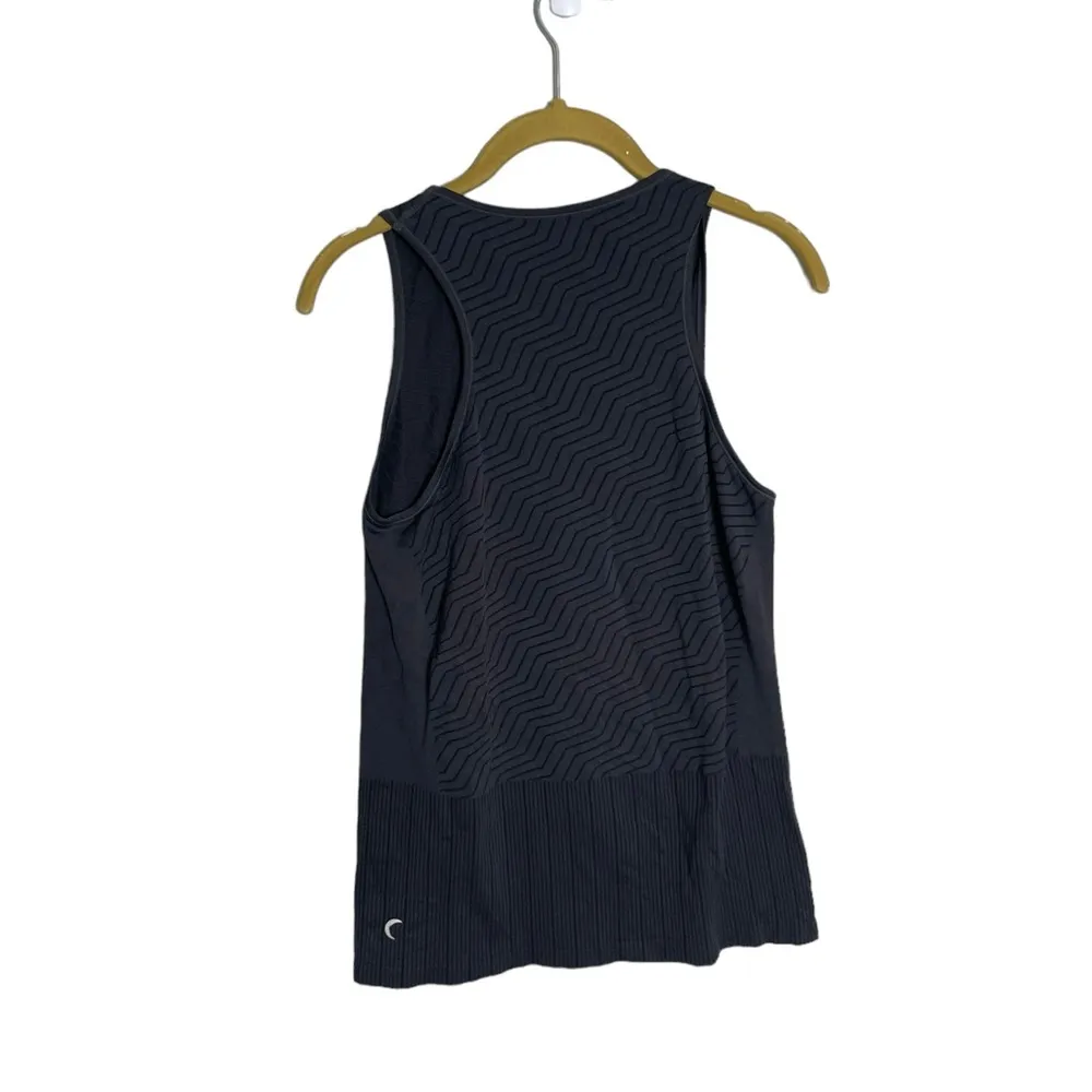 Zyia  Dark Gray Zig Zag Exercise Tank Small - Image 3