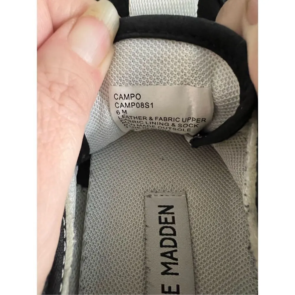 Steve Madden  campo black white athletic tennis shoes 6 - Image 4