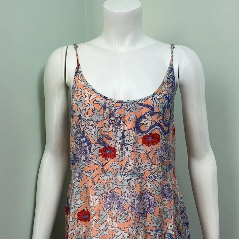 Roller Rabbit Dakota floral cotton midi dress from Anthropologie, size S - Image 3